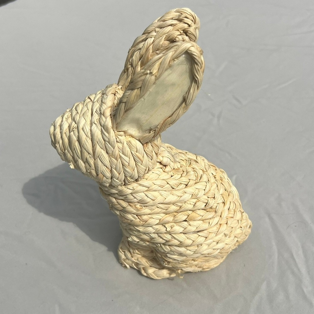 Target Threshold Woven Rattan Easter Bunny Figurines - Set of 2 (2023 Spring) - Picture 4 of 9